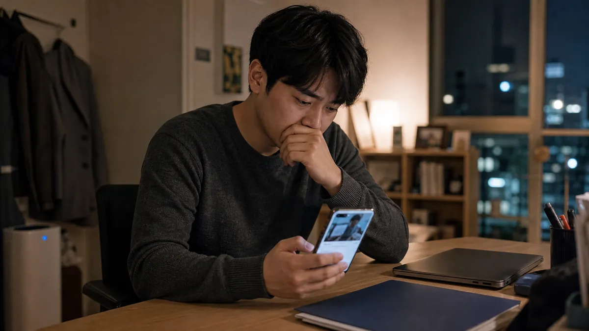 운동 영상 댓글로 통신매체이용음란 조사를 받고 표현의 잘못과 사과 의사를 소명한 사례